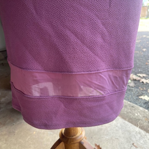 Fashion Nova Purple Dress w/ see through accents - Picture 7 of 8